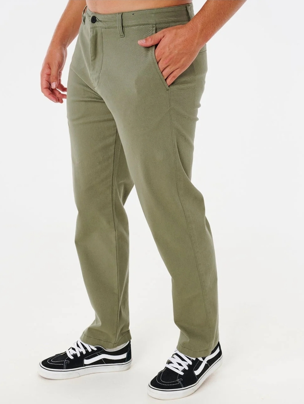 NWT Men's Rip Curl Classic Surf Chino Pants, Color Cactus. Straight Fit. 32"x32"